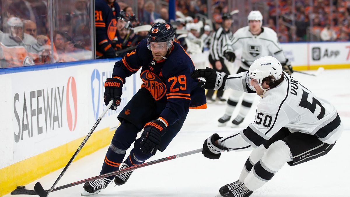 Die Edmonton Oilers verlieren trotz eines Treffers von Leon Draisaitl zum Play-off-Start der NHL.