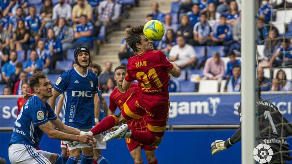 Real Oviedo-Zaragoza temporada 21/22. Fuente: La Liga. 