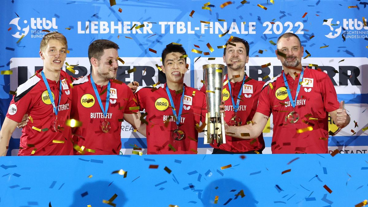 Tischtennis Timo Boll feiert zwölfte Meisterschaft - Borussia Düsseldorf bezwingt 1