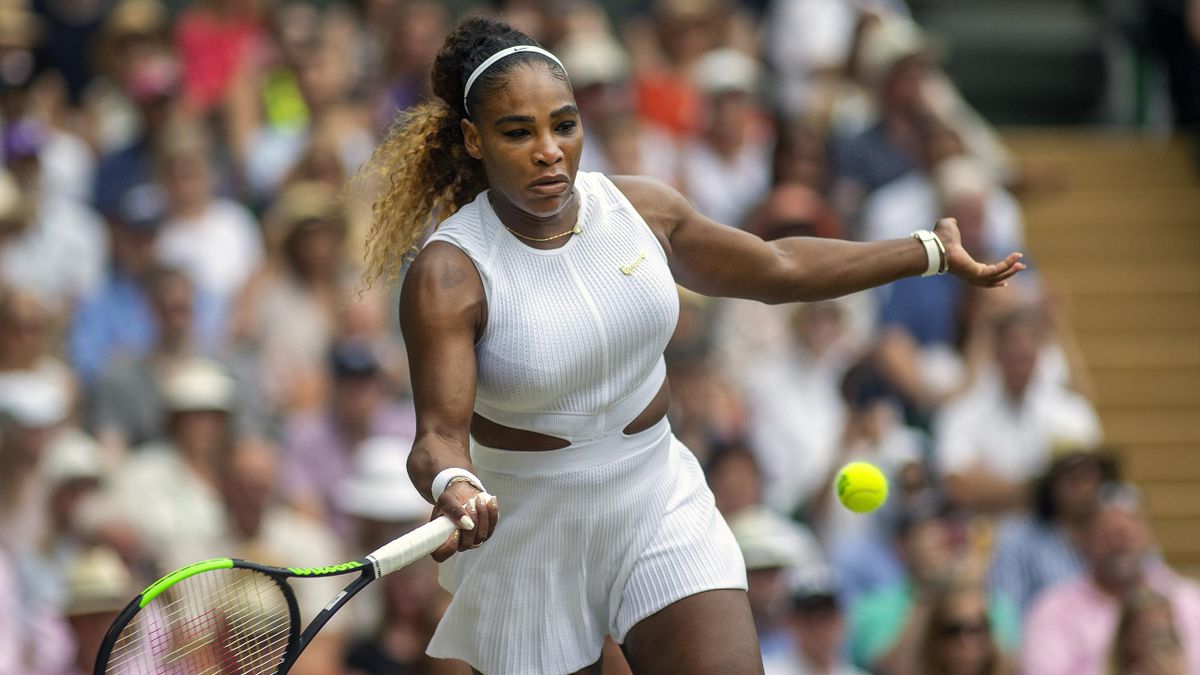 Serena Williams op Wimbledon