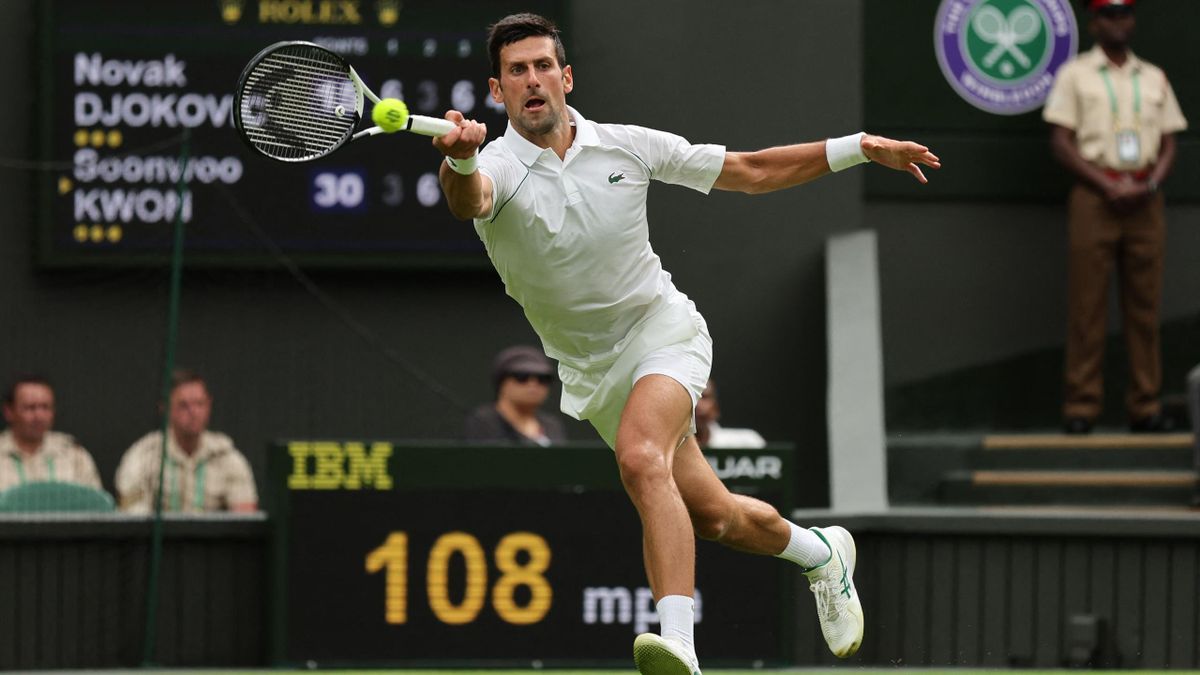 Wimbledon Novak Djokovic erreicht mit Mühe zweite Runde - Soonwoo Kwon bereitet dem Serben Probleme
