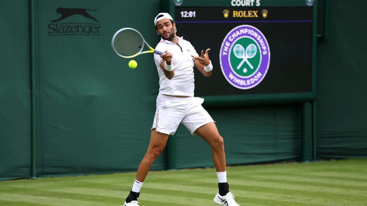 Wimbledon 2022 Matteo Berrettini hat Covid - Vorjahresfinalist muss nach positivem Coronatest zurückziehen
