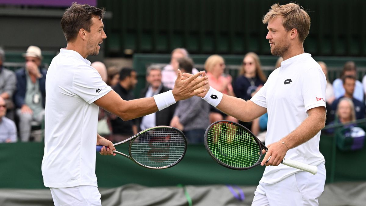 Wimbledon 2022 Kevin Krawietz und Andreas Mies stehen nach Sieg gegen Briten-Duo im Doppel-Achtelfinale