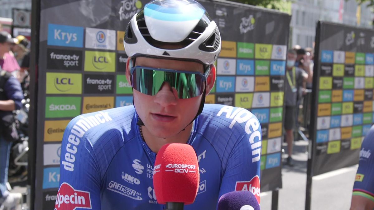 Tour de France: 'I thought about getting off the bike' - Mathieu van ...