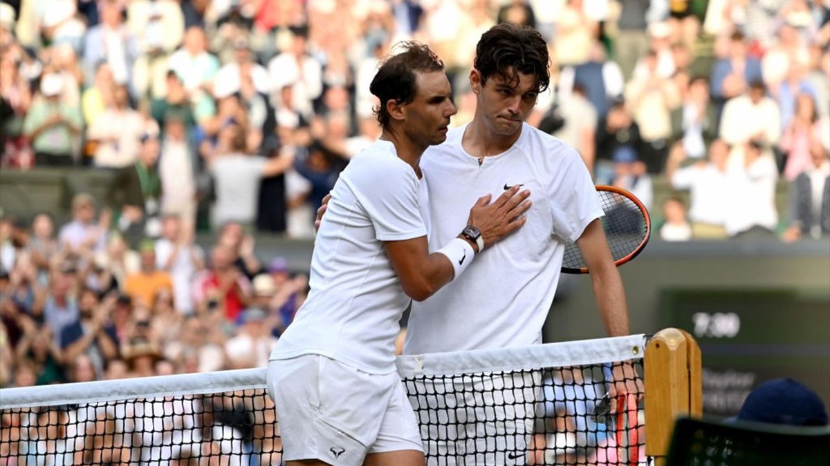 Wimbledon 2022 Taylor Fritz reagiert fair auf Rafael Nadals Rückzug vor dem Halbfinale