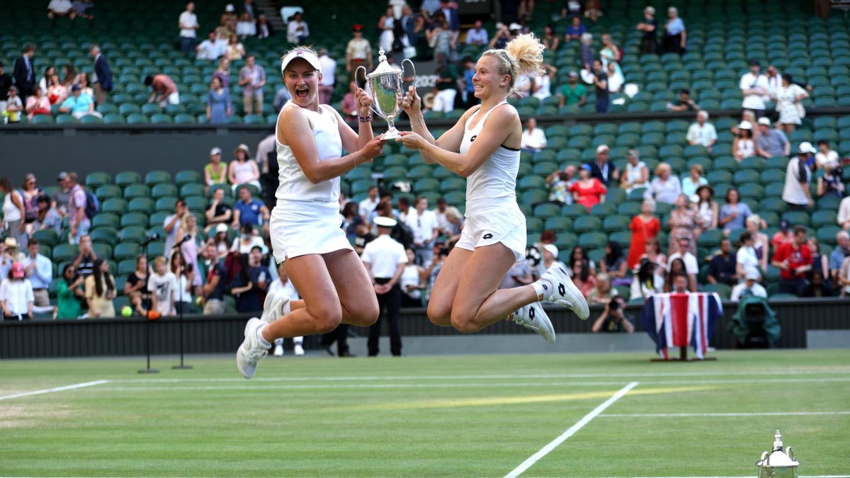 Wimbledon Barbora Krejcikova und Katerina Siniakova gewinnen Doppeltitel an der Church Road