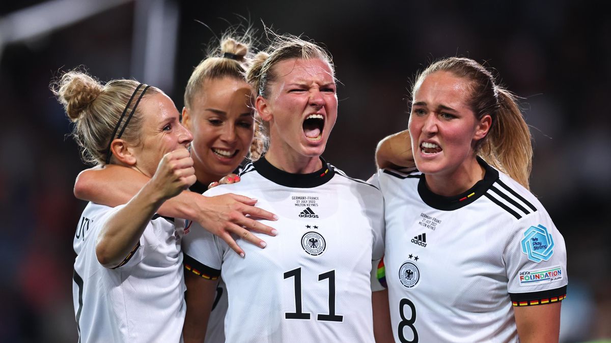 EM 2022 - Alexandra Popp köpft DFB-Frauen nach Wembley Traum-Finale gegen England perfekt