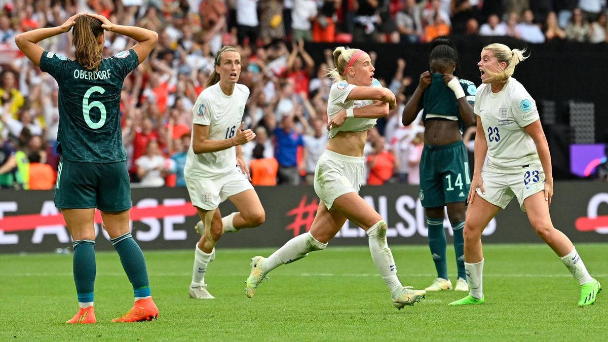 EM 2022 - Deutschlands Traum platzt in Wembley Kelly schießt England in der Verlängerung zum Titel