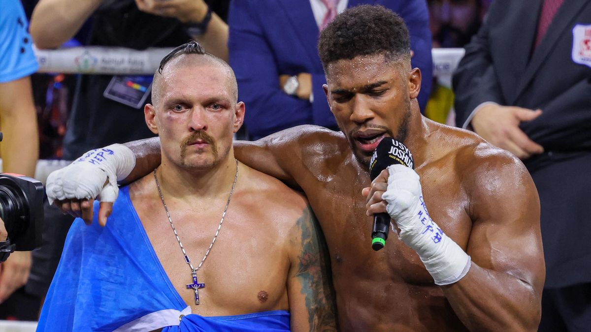 Anthony Joshua admits letting himself down in fraught scenes after defeat to Oleksandr Usyk in Saudi Arabia