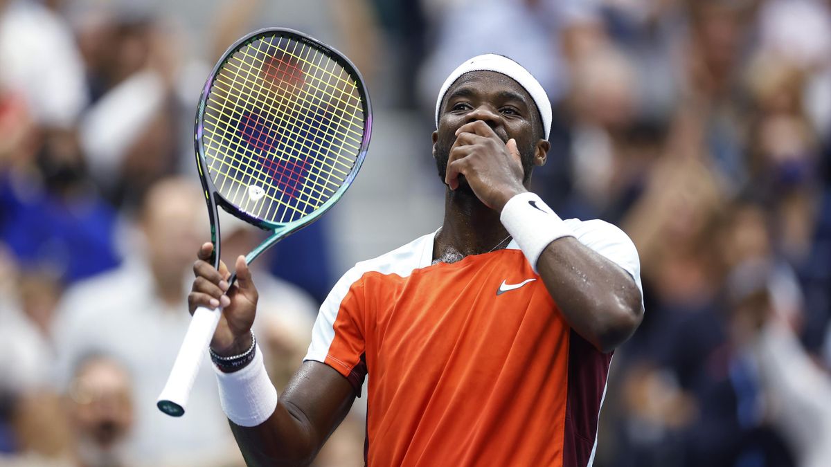 2022 US Open live Frances Tiafoe defeats Andrey Rublev in straight sets to back up his win over Rafael Nadal and keep the American dream alive