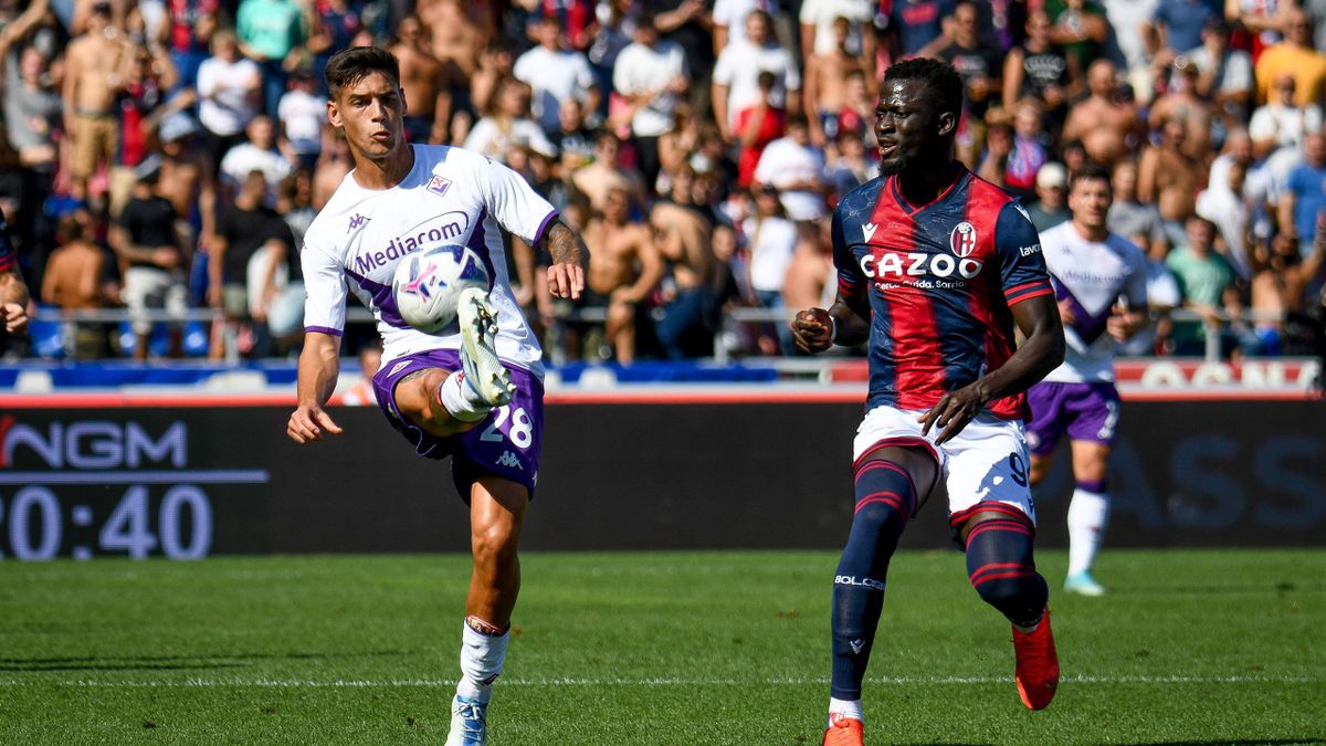 Fiorentina-Bologna 2-1, decidono un destro di Bonaventura e