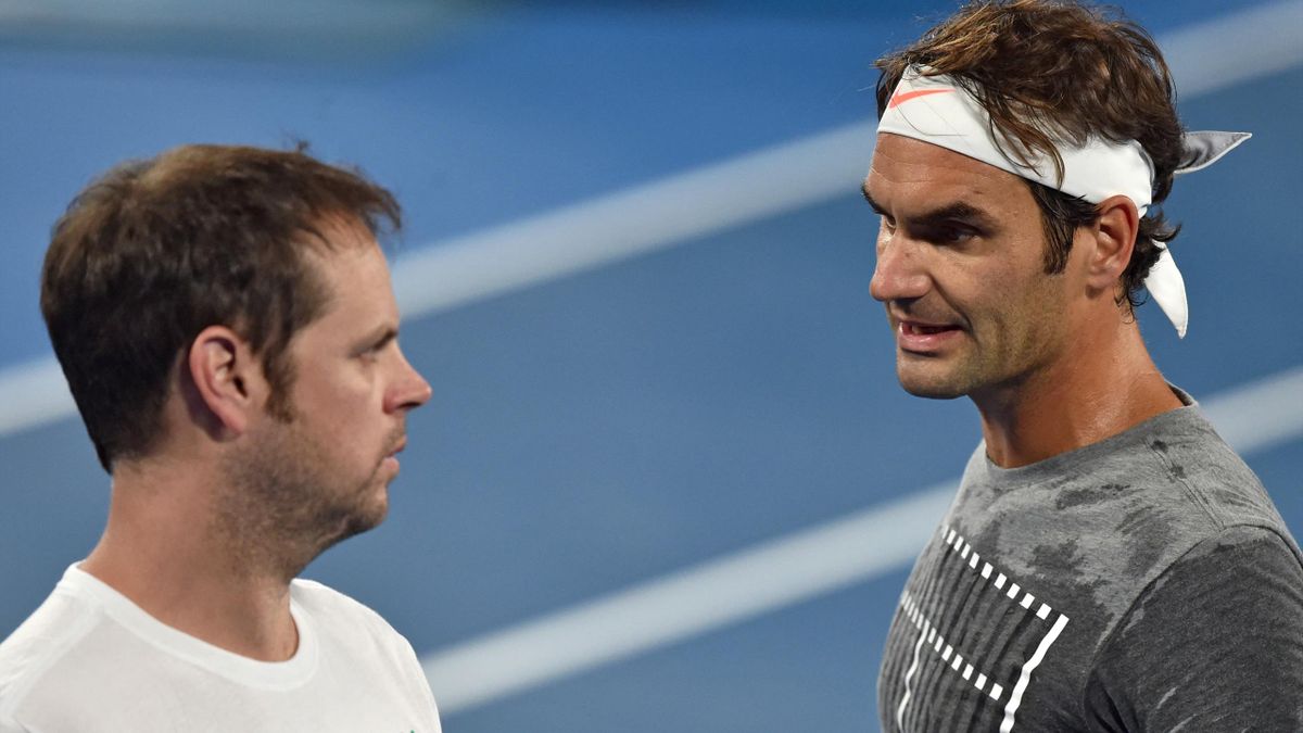 Roger Federer és Severin Luthi
