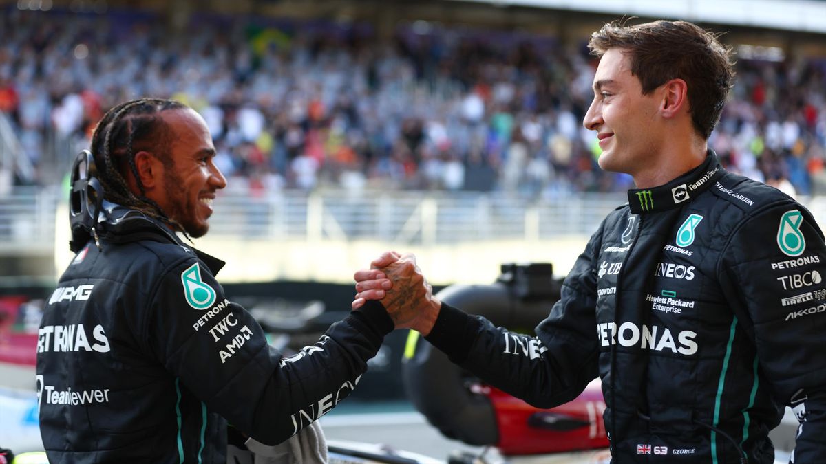 Mercedes driver George Russell hails incredible first victory with win at Sao Paulo Sprint at Brazil Grand Prix