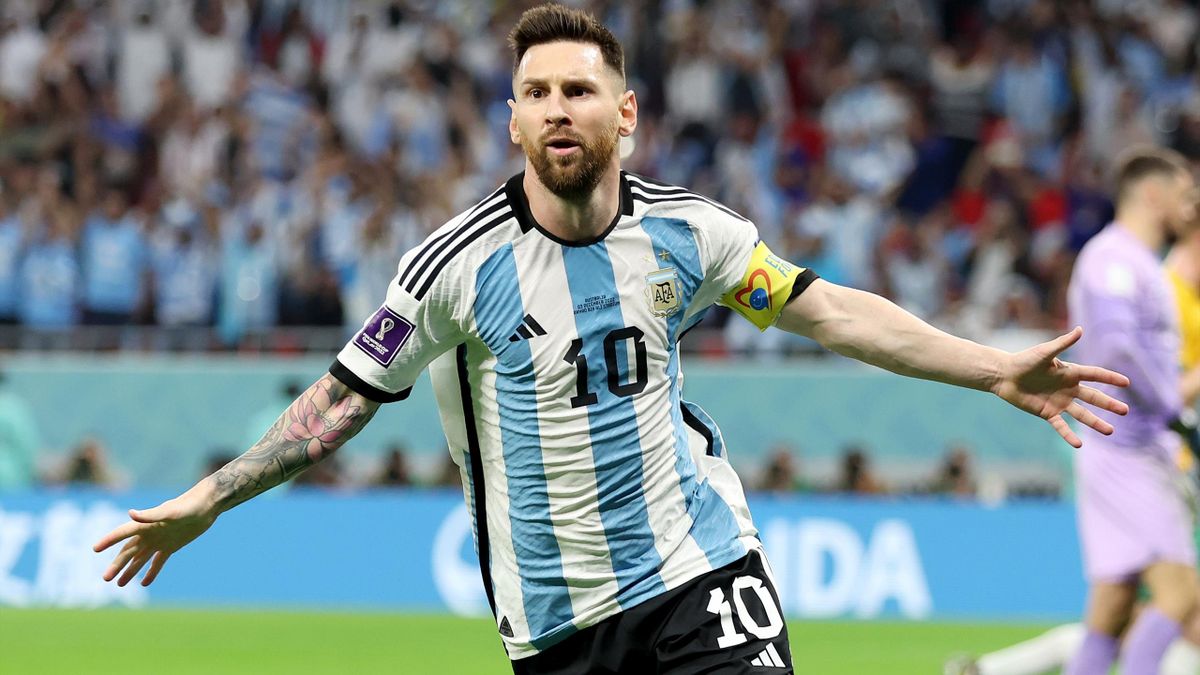 Argentina 2-1 Australia Lionel Messi sparkles in 1000th game as his side book Netherlands World Cup showdown