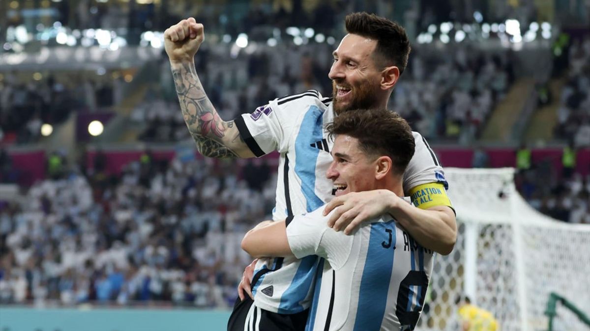 evidencia cubo Odia Argentina-Australia: Resumen, resultado y goles - Mundial Qatar 2022 -  Octavos de final - Hoy sábado 3 de diciembre