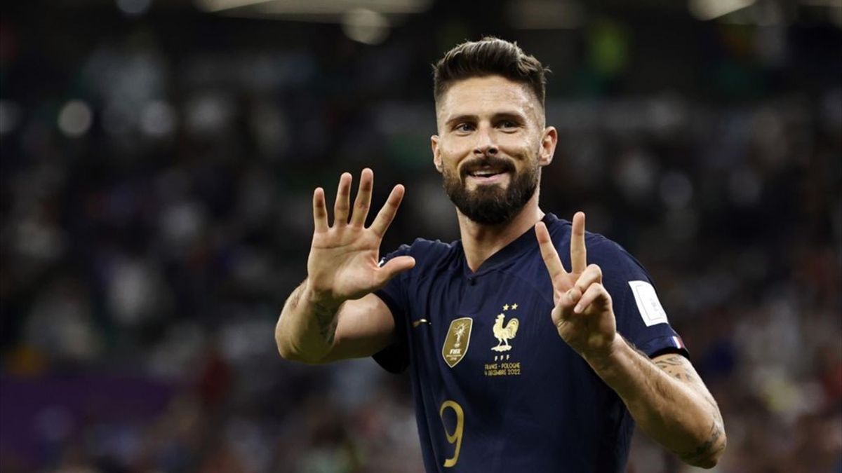 Mondiali 2022 - Giroud, miglior marcatore della Francia: "Superare Henry era un sogno che avevo da bambino" - Eurosport