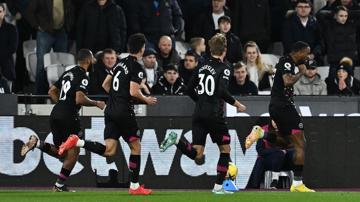 West Ham lose fifth successive Premier League game as Brentford claim victory following Ivan Toney goal