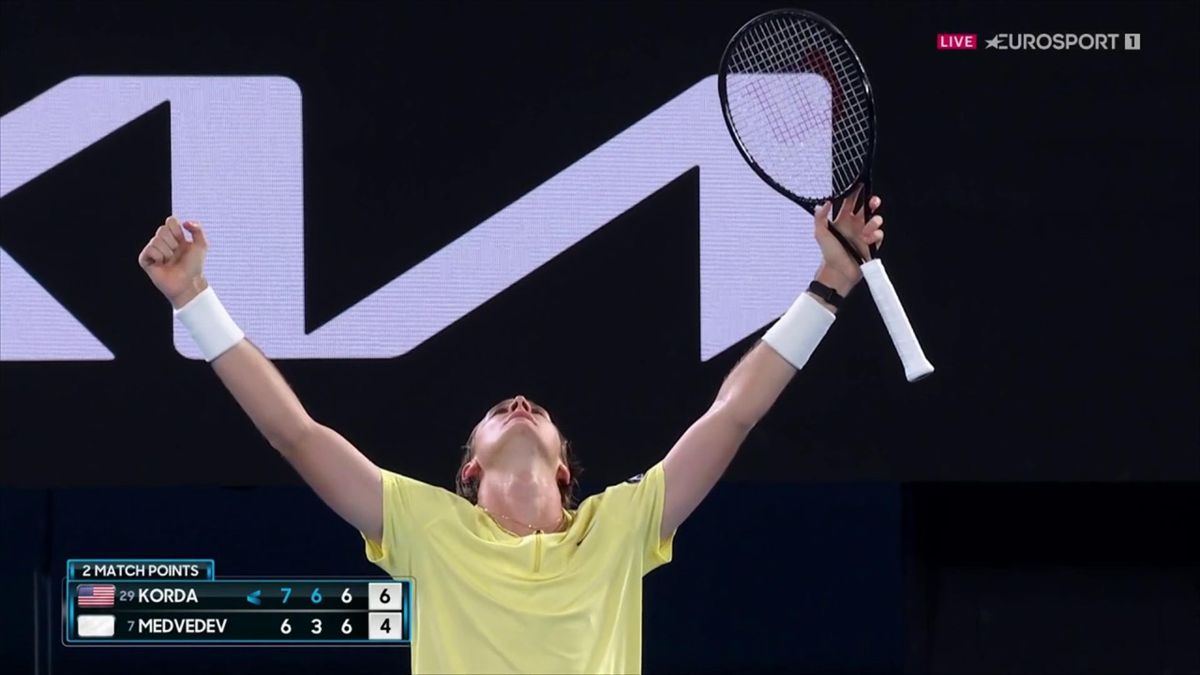 Daniil Medvedev victim of latest Australian Open upset as Sebastian Korda powers through to next round