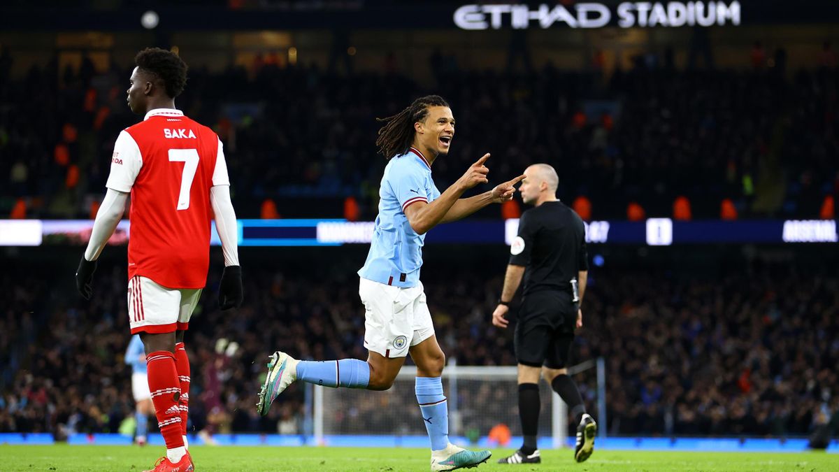 Manchester City 1-0 Arsenal Nathan Ake goal sends City into fifth round of FA Cup as Gunners bow out
