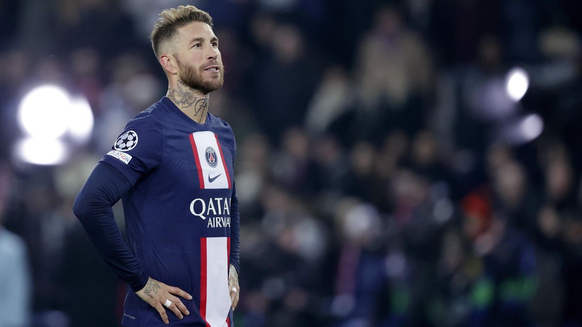 T-shirt Officiel PSG Sergio Ramos – 100% Coton, Tailles S à XXL Et Enfant 4-14 Ans – Collection Paris Saint-Germain