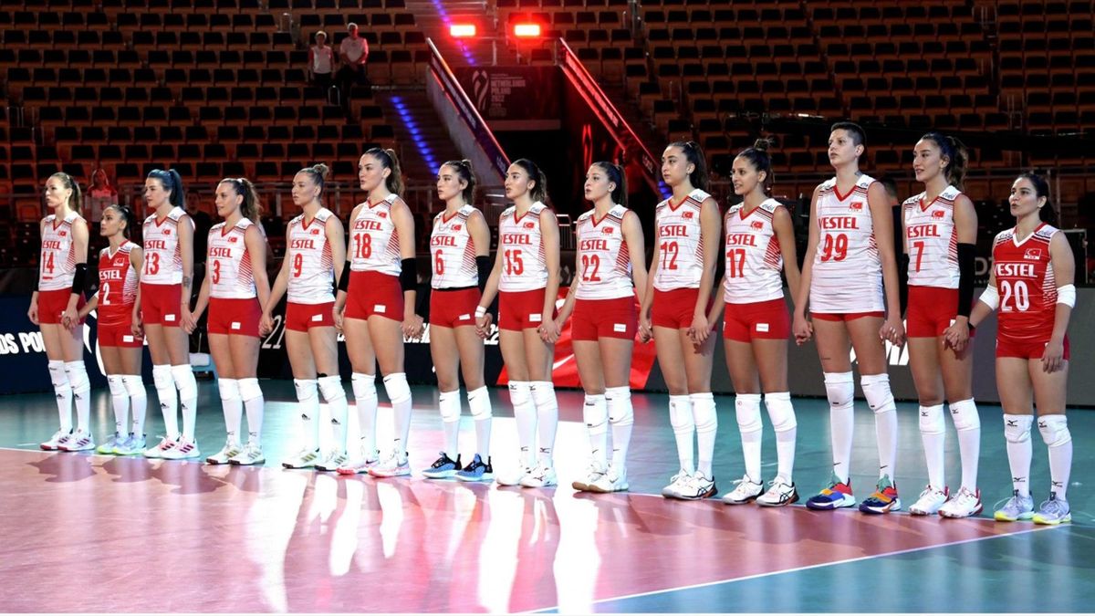 Voleybol maçını temsil eden görsel