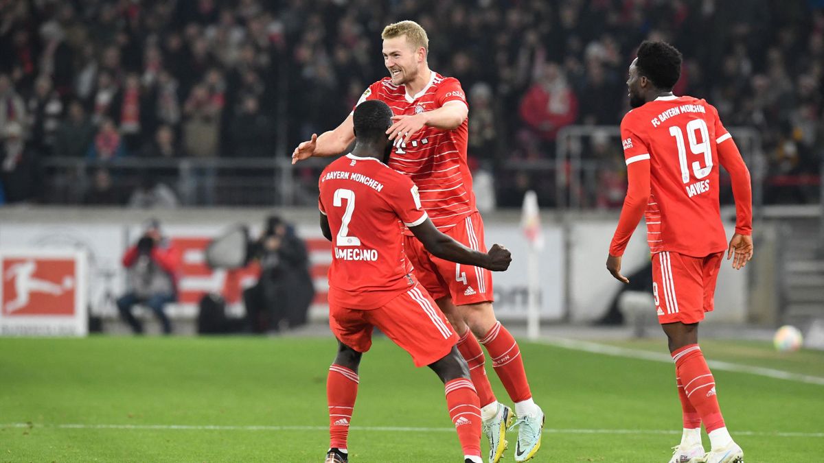Bundesliga FC Bayern müht sich zurück an die Tabellenspitze - Münchner siegen knapp beim VfB Stuttgart