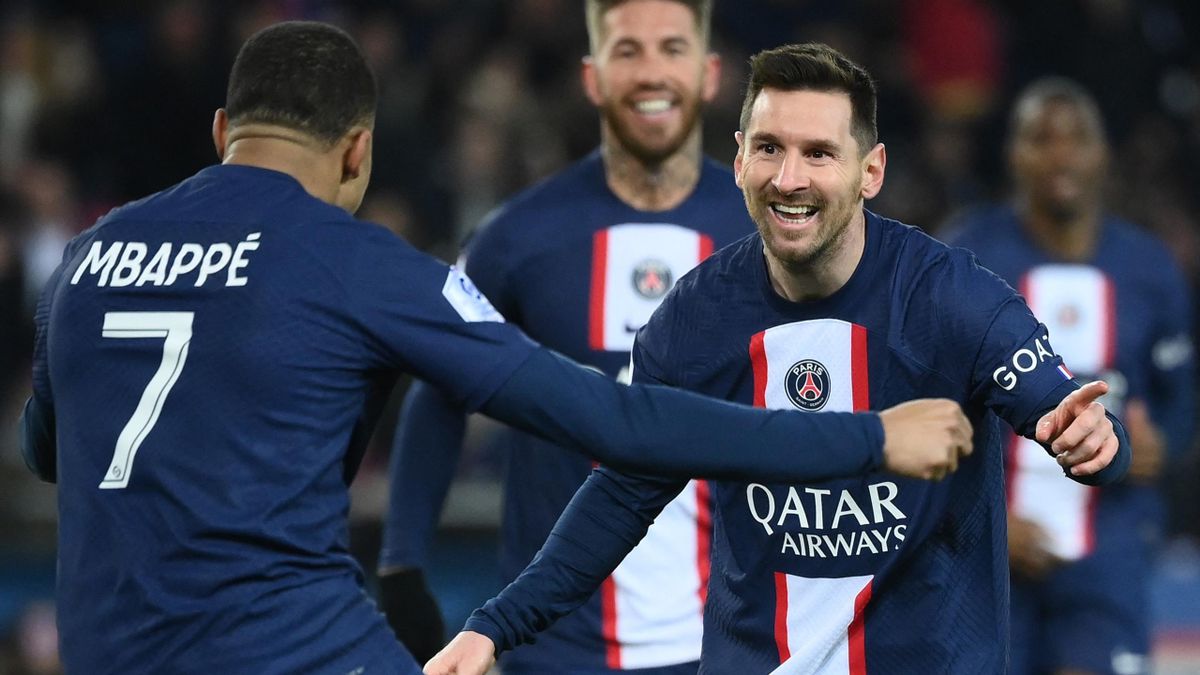 PSG 4-2 Nantes Lionel Messi and Kylian Mbappe on target as hosts triumph in six-goal Ligue 1 clash