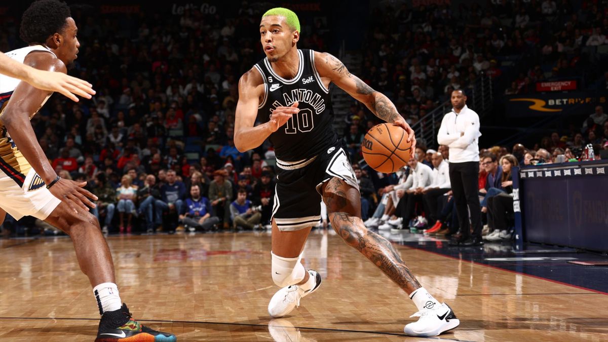Jeremy Sochan wychwalany po rekordowym meczu z New Orleans Pelicans skomentował swój występ