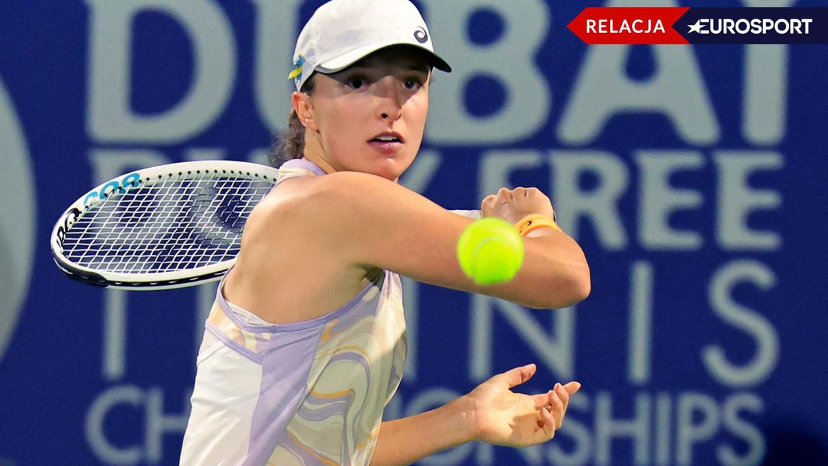 Iga Świątek - Ludmiła Samsonowa wynik na żywo i relacja live - WTA Dubaj 2023 - Tenis