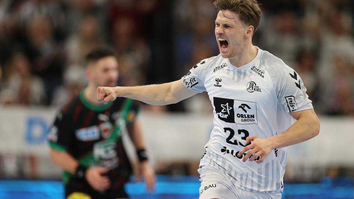 Handball-Bundesliga THW Kiel bändigt die Füchse aus Berlin - Titelkampf spitzt sich nach Kracher zu