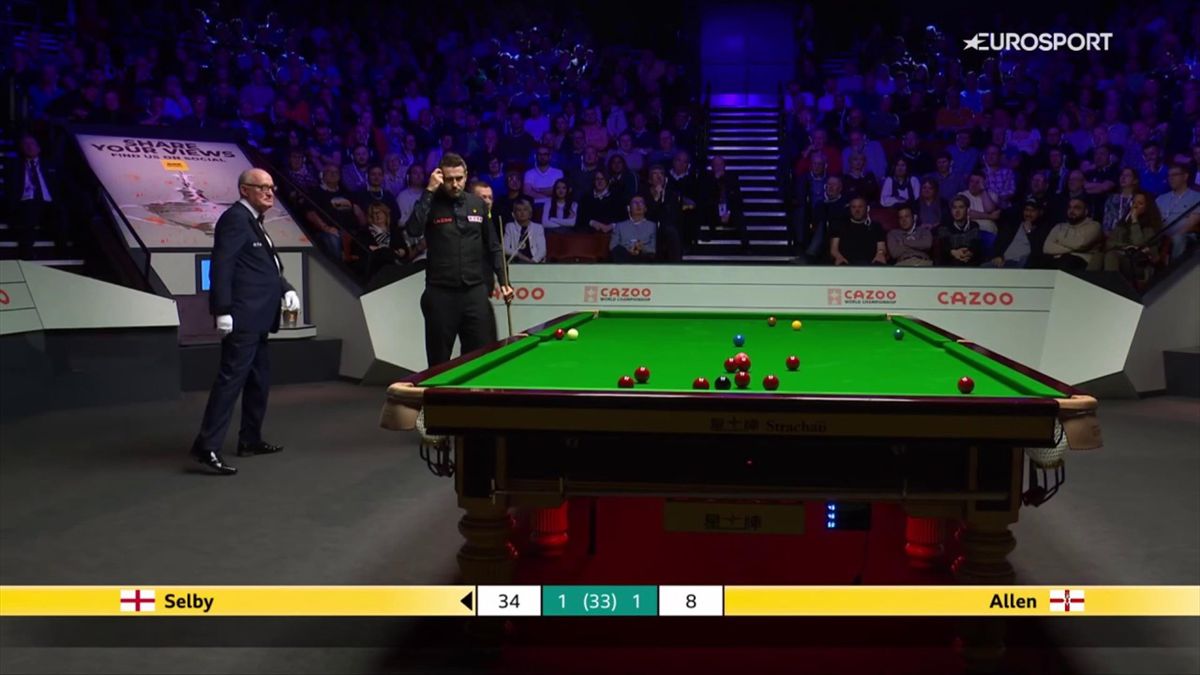 WK snooker Selby doet goede zaken tegen Allen bekijk het
