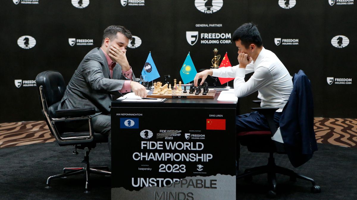 Schach-WM Ian Nepomniachtchi und Ding Liren liefern sich heißes Duell - Finale geht in die Verlängerung