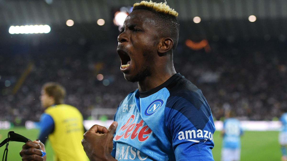 Udinese 1-1 Napoli Victor Osimhen goal clinches Serie A title, ends 33-year wait for Partenopei