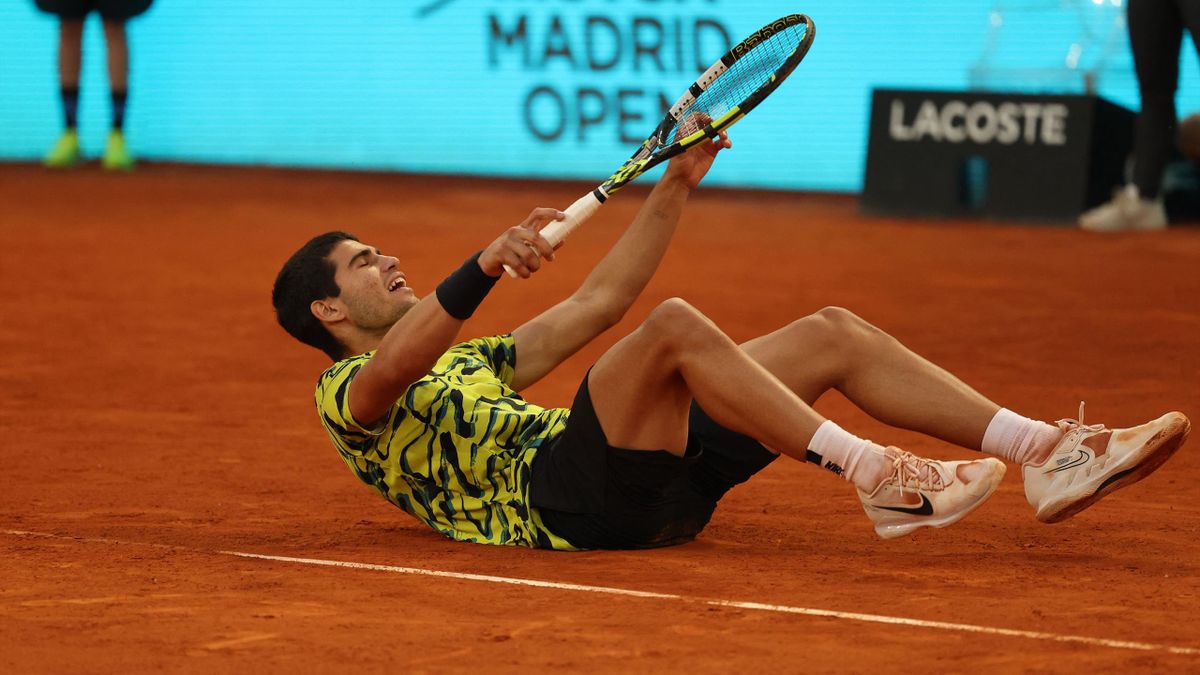 Carlos Alcaraz withstands Jan-Lennard Struff fightback to secure back-to-back titles at Madrid Open