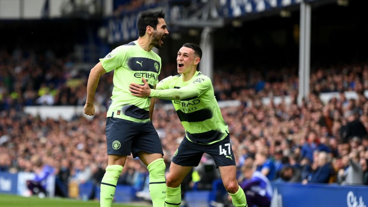 Premier League result Erling Haaland and an Ilkay Gundogan brace lead Man City to a dominant win over Everton at Goodison Park