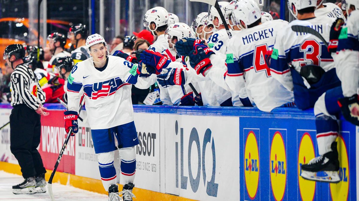 Eishockey-WM USA schlägt Österreich und holt vierten Sieg im vierten Spiel - Lettland auf Kurs