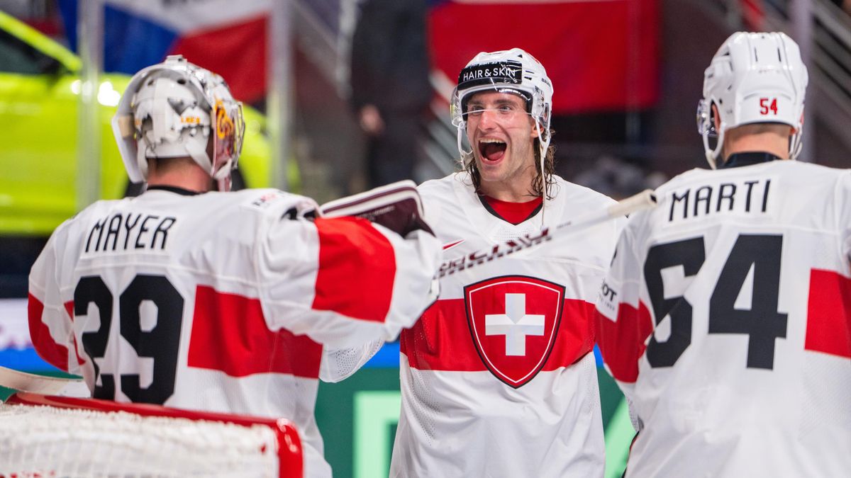 Eishockey-WM Deutschland trifft möglicherweise auf die Schweiz - USA fegt über Frankreich hinweg