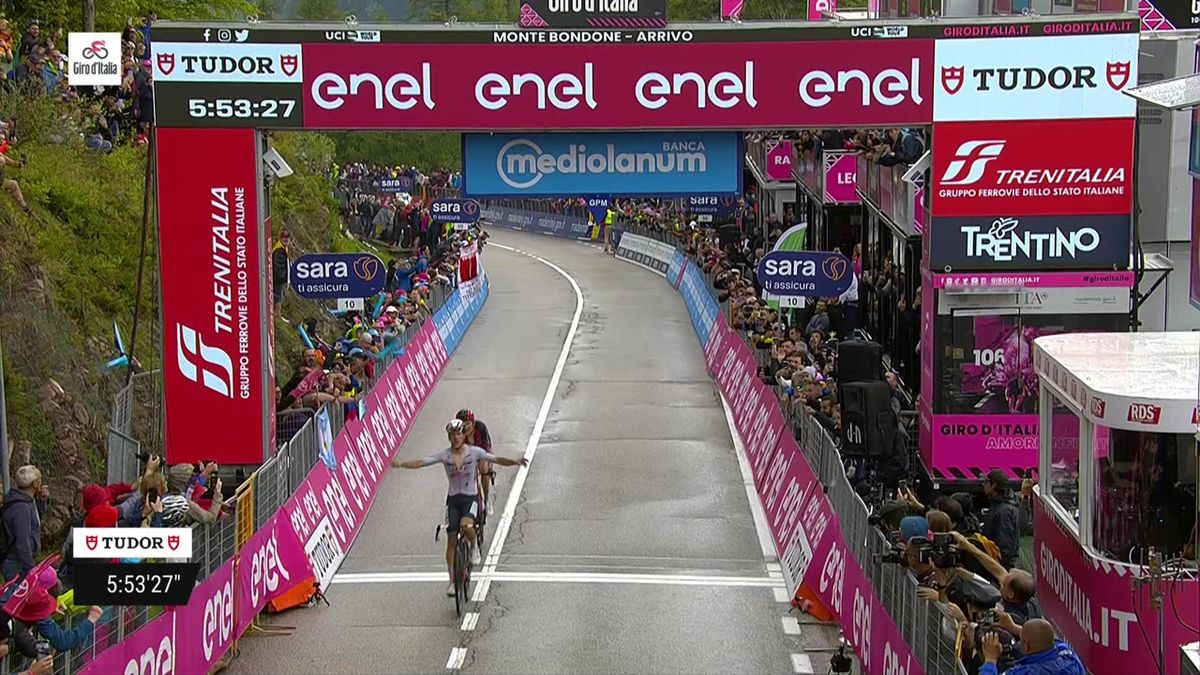 Giro dItalia 2023 Stage 16 recap Geraint Thomas back in pink after Joao Almeida wins on Monte Bondone