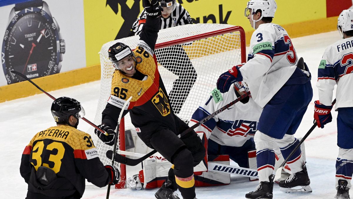 Eishockey-WM Deutschland schlägt die USA und steht im WM-Finale gegen Kanada