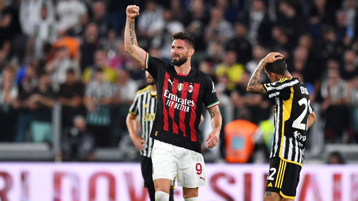 Juventus 0-1 AC Milan: Olivier Giroud books Milan's place in Champions League, Juve hopes ended - Eurosport