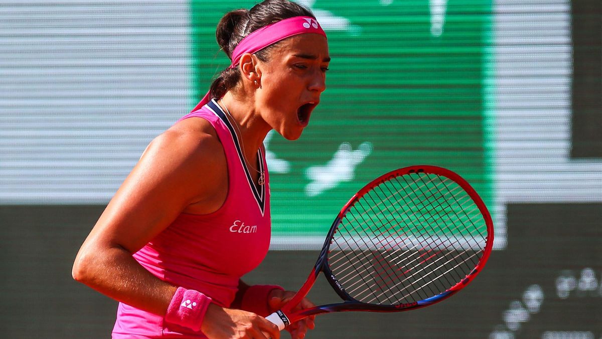 Caroline Garcia pleased with incredible atmosphere at French Open after first-round victory over Wang Xiyu