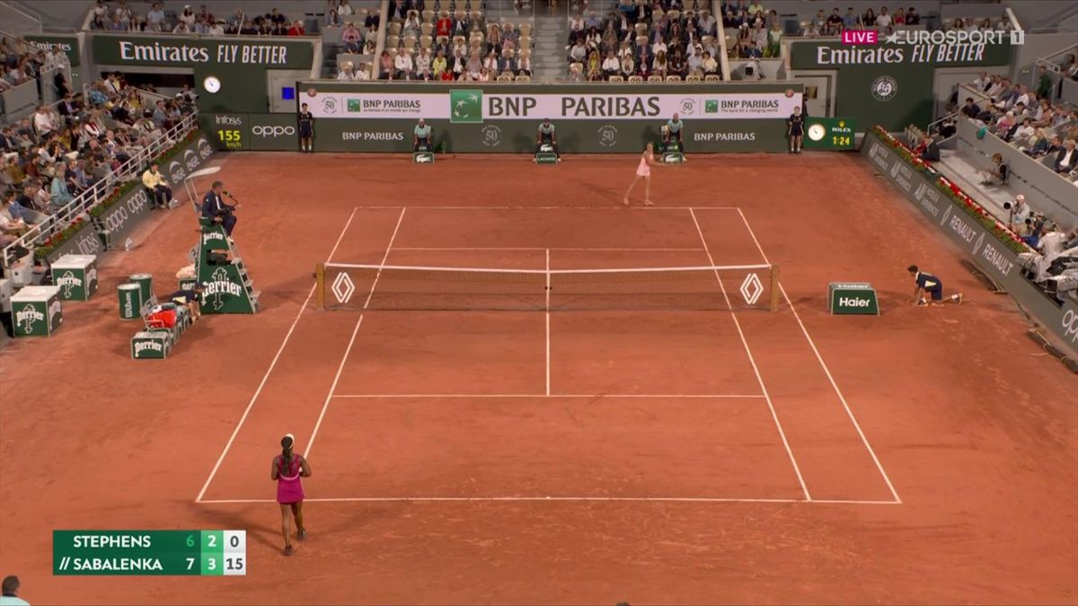 French Open 2023 Aryna Sabalenka withstands brave Sloane Stephens fightback to reach Roland-Garros quarter-finals