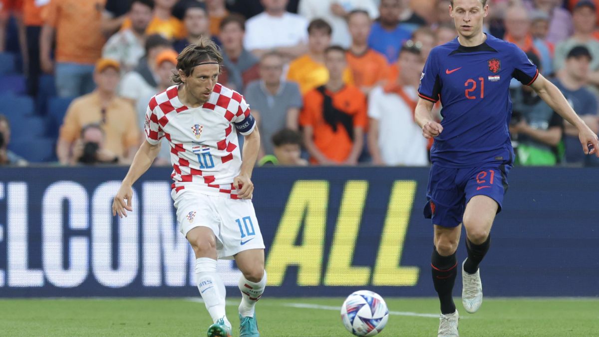 Übertragung Niederlande - Kroatien jetzt live im TV, Stream und Ticker Nations-League-Halbfinale mit Modric und Co.