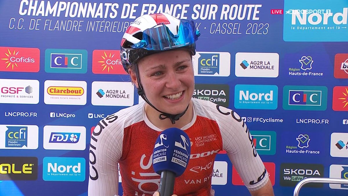 Victoire Berteau (Cofidis) sacrée championne de France sur la course en ...