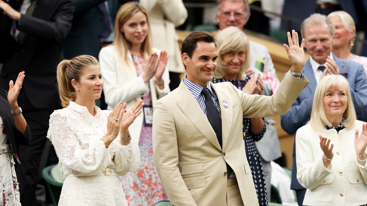 Wimbledon C l br pour ses 8 titres Roger Federer fait une