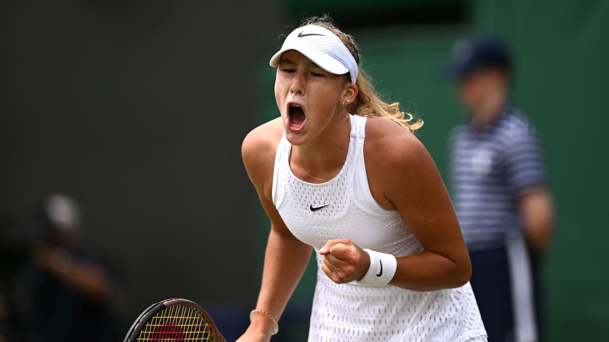 Wimbledon 2023 Mirra Andreeva erreicht mit 16 Jahren das Achtelfinale im All England Club