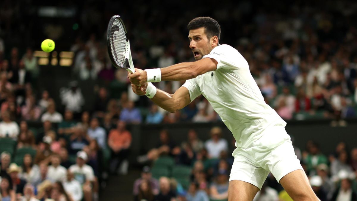 Wimbledon 2023 - Novak Djokovic Achtelfinale gegen Hubert Hurkacz nach zwei engen Tiebreaks abgebrochen