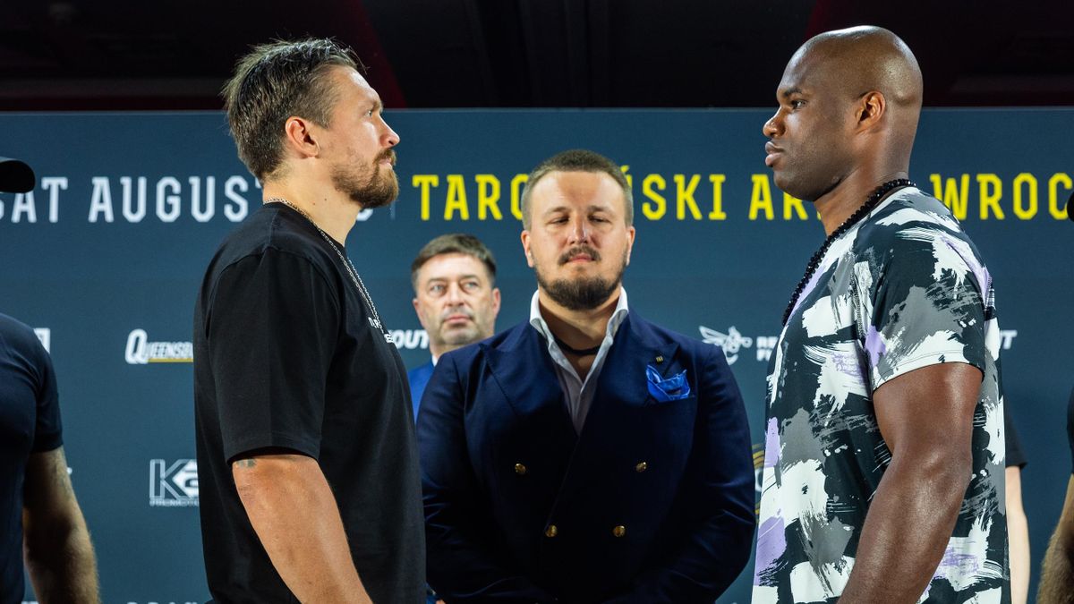 Oleksandr Usyk v Daniel Dubois Briton promises to unleash hell and become world heavyweight champion