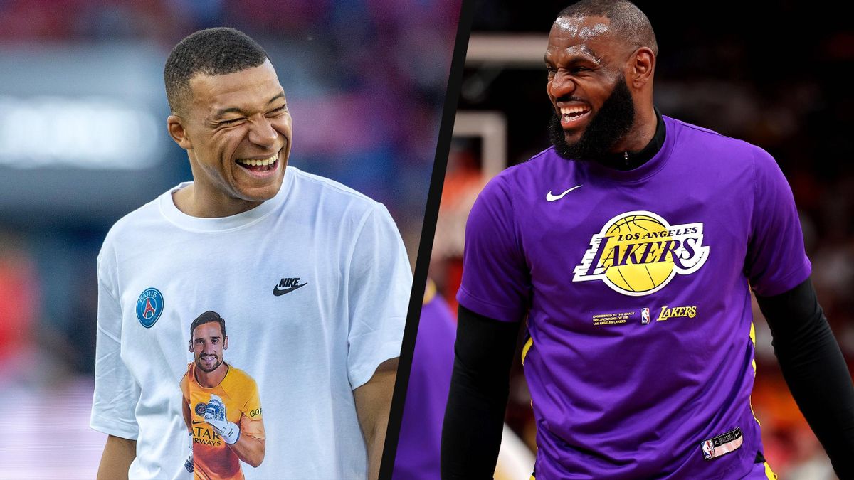 Lebron james clearance mbappe