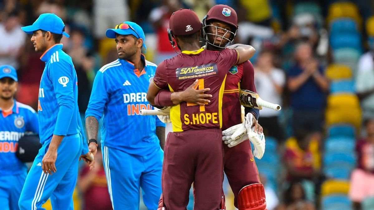 Shai Hope leads West Indies to win over Virat Kohli-less India in Bridgetown to level ODI series